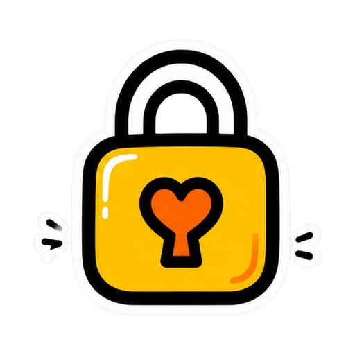 Lock icon representing privacy
