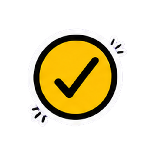 Check circle icon representing verified